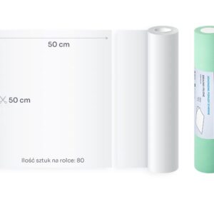 UNIVEL PLUS фолирана основа 2x хартиени кърпи 1x фолио 50см x 50м Зелено